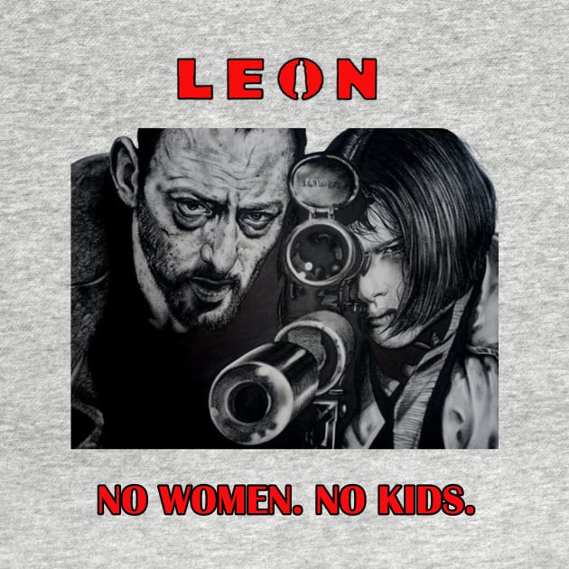 Leon Movie No Women No Kids Retro by Artsimple247